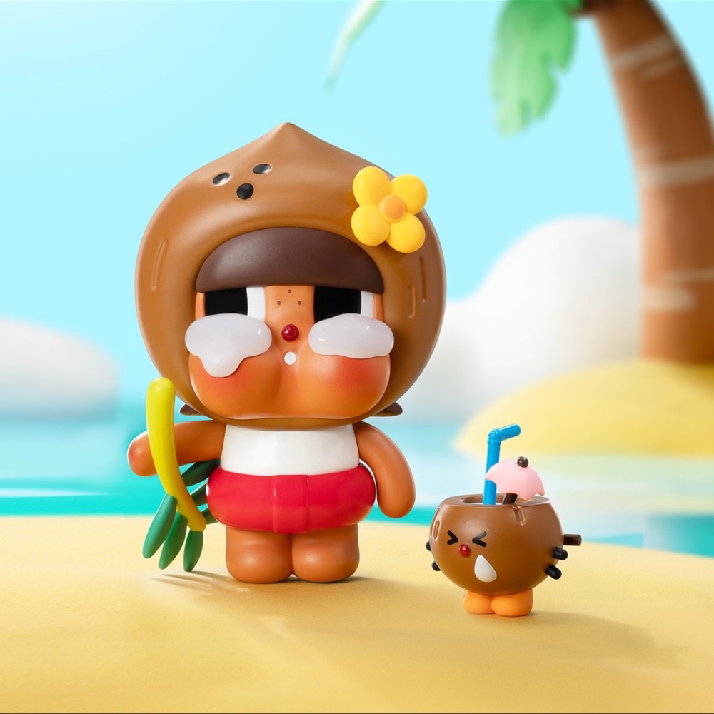Popmart Pop Mart Crybaby Cry Baby Babies Coconut Figure Brown Figurine Toy